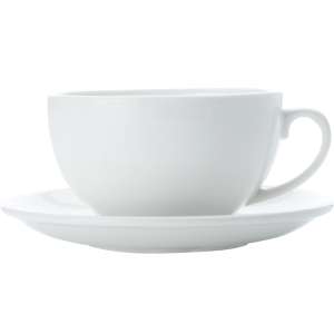 Maxwell and Williams White Basics Cappuccino Cup & Saucer 320ML|