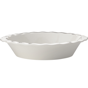 Maxwell and Williams Epicurious Fluted Pie Dish 25x5cm White Gift Boxed|