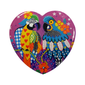 Maxwell and Williams Love Hearts Ceramic Heart Coaster 10cm Araras|