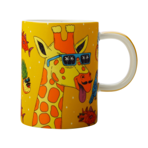 Maxwell and Williams Mulga the Artist Mug 450ML Giraffe Gift Boxed|
