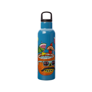 Maxwell and Williams Mulga the Artist Double Wall Insulated Bottle 600ML Coconut|