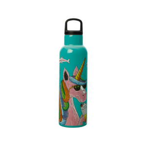 Maxwell and Williams Mulga the Artist Double Wall Insulated Bottle 600ML Unicorn|