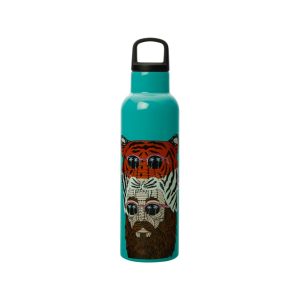 Maxwell and Williams Mulga the Artist Double Wall Insulated Bottle 600ML Tiger Man|