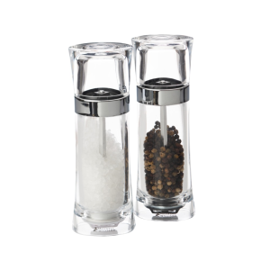 Maxwell and Williams Click Acrylic Salt & Pepper Mill Set 18cm Gift Boxed|